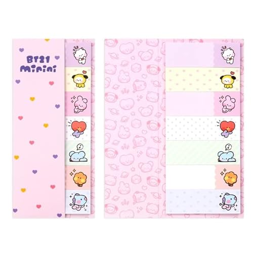 Kpop Character Official Character Stationery Sets School Supplies Notes Sticky Tabs Ball Point Pen Sticky Note All in One