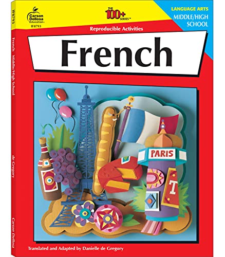 French Workbook for Middle & High School - Parts of Speech, Vocabulary & Sentence Building