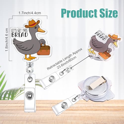 Geyoga 36 Pcs Funny Badge Reel Cute Nurse Badge Reel Retractable Nurse Quote Name ID Clip Cute Nursing for Doctor Teacher Employee Office Assistant Supplies Bulk Gifts(Funny)