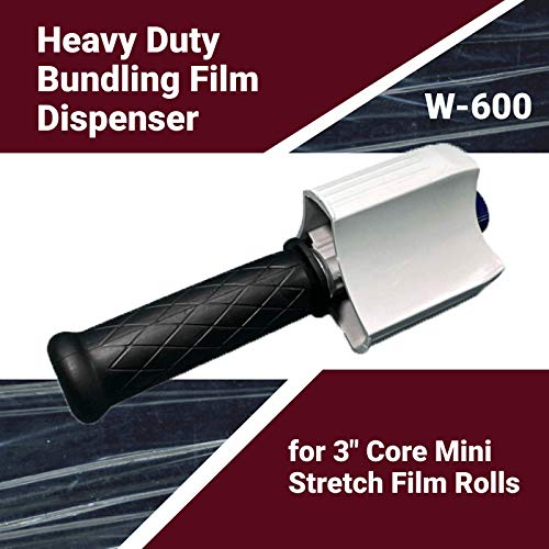 IDL Packaging Stretch Wrap Dispenser for Mini & Bundling Film Rolls,