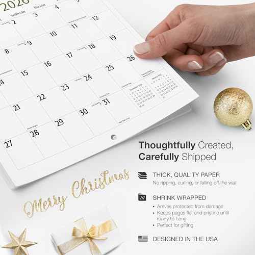 RED EMBER Untamed & Beautiful Pathways 2026 Wall Calendar 12 Month | 12" x 24" Open | Thick & Sturdy Paper | Giftable | Calendar 2026
