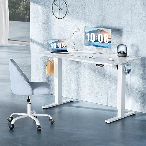 DUMOS 40-Inch Electric Standing Desk with Memory, Adjustable Home Office Desk