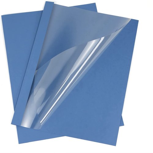 RAYSON TBC2346-100BL-US Thermal Binding Covers, Letter Size Blue Binding Cover, 1/16in, 1/8in, 3/16in, 1/4in Multi-Size Pack of 100