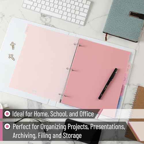 Mr. Pen- Binder Dividers, 6 Tab Dividers, Pack of 2 Sets (12 Dividers Total), Dividers