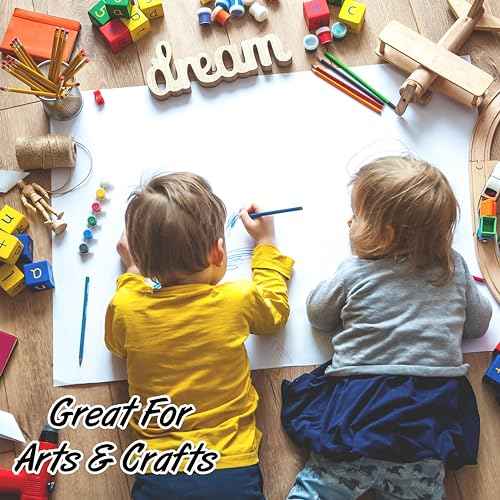 White Poster Paper 22x28, 100 Pack - Large Poster Board for School Supplies