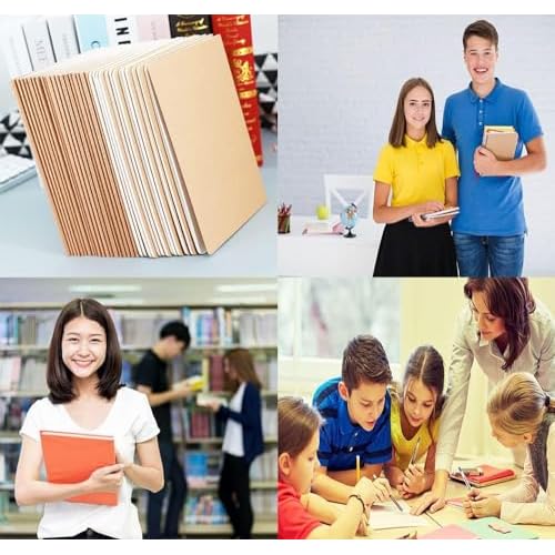 48 Pack Notebook Journals for Travelers, Students and Office, Writing Diary Subject Notebooks Planner with Thick Paper, 60 Pages, 30 Sheets, 8.3x5.5 inch, A5 Size, Travel Journal Set.(Lines)