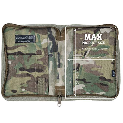 Rite In The Rain Weatherproof Cordura¢ç Fabric, 1/2" Ring Binder Cover, 6.75" x 8.875", Multicam Cover (No. C9200M)
