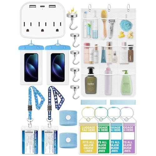 NiHome 19-Piece Cruise Trip Essentials Kit