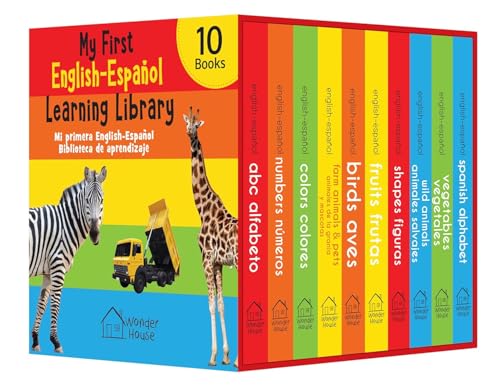 My First English-Spanish Learning Library Board Book (Spanish Edition) Wonder House