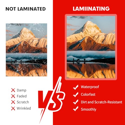 Laminating Sheets, 700 Pack Clear Thermal Laminating Plastic Paper Laminator Sheets, 9 x 11.5-Inch, 3mil, Ideal Office or School Supplies