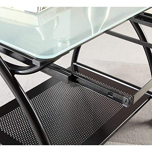 OSP Designs NWP30-BK Office Star Newport Powder Coated Steel Frame Mobile File Holder, Black