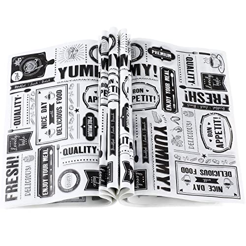 Chinco 2000 Pcs Newsprint Deli Wax Paper Sheets Newspaper Parchment