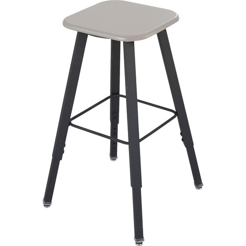Safco Products 1205BE Alphabetter Stool for Alphabetter Stand-Up Desk (Sold Separately), Black Frame, Beige Seat Classroom and Home School Desk