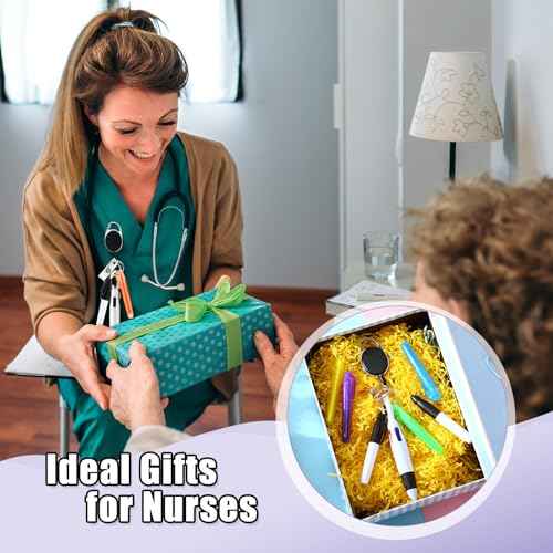 120 Pcs Retractable Nurse Pen Bulk Set 4 in 1 Ballpoint Pens Mini Highlighter Mini Marker Nursing Keychain Clip for Badge CNA Nurse Accessories Gifts Office(Black)