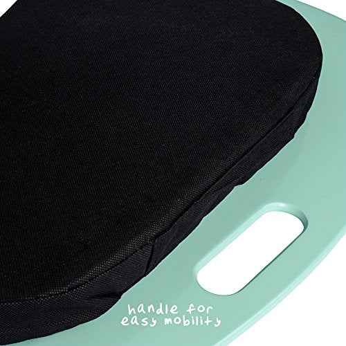 Honey-Can-Do TBL-03540 Portable Laptop Lap Desk with Handle, Mint, 23 L x 16 W x 2.5 H