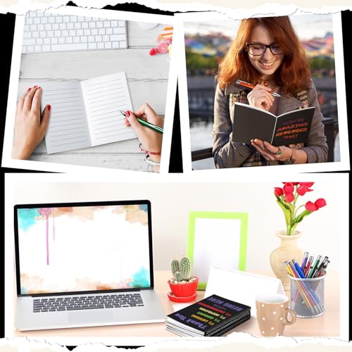 Yeaqee 180 Pcs Employee Appreciation Gifts Inspirational Notebooks Motivational Pens Thank You Keychains Thank You Gifts for Teacher Women Team Coworkers