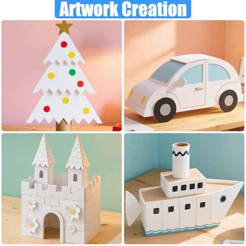 ToLanbbt 12 Pack White Foam Board, 16 x 20 x 3/16" Thick Foam Core Acid Free Poster Foamboard for Art Craft Projects, Painting, Displaying, Signage, Wedding, School