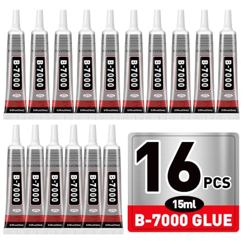 Navona B7000 Rhinestone Glue 15ml with Precision Tip – Clear, Multipurpose N/A