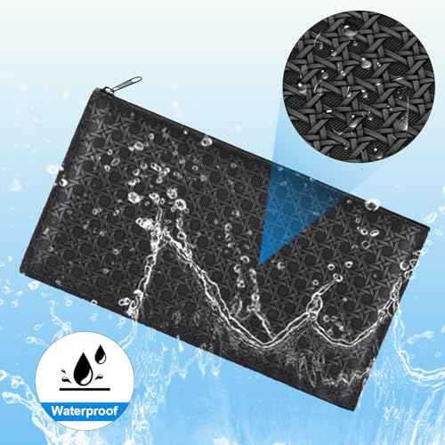 2pack Money Bag, Cash Zipper Pouch, Bank Bags, Cash Wallet, Cosmetic Receipts Coins Small Tools Organizing Storage Bag