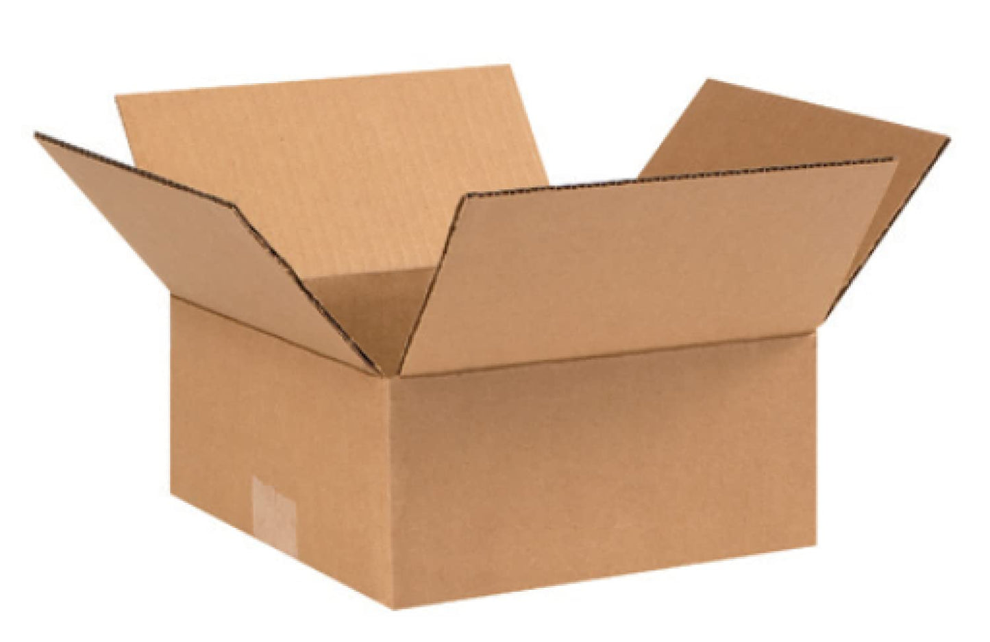 Secure Seal - 100 Pack of 9x9x3” Corrugated Cardboard Packing Shipping Mailing Moving Carton Boxes Cube