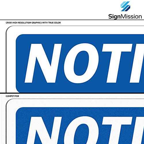 OSHA Notice Sign - Shipping and Receiving Only [Up Arrow] | Aluminum Sign | Protect Your Business, Work Site, Warehouse & Shop Area | Made in The USA