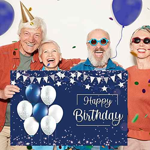 Jumbo Birthday Card with Envelope, 22 x 14 Inch Extra Large Greeting Card for Women Men Boss, Happy Birthday Giant Guest Book, Oversize Birthday Party Signs Decorations Supplies