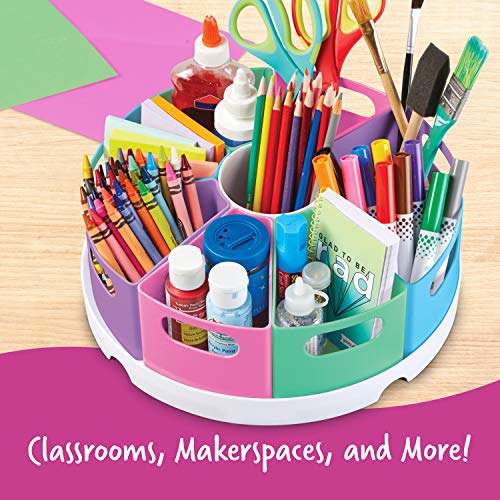 Create-a-Space Pastel Storage Center - Kids Desk Organizer, Portable Classroom Caddy
