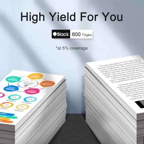 260XL Black Ink Cartridges Combo Pack Replacement for Canon PG-260 PG-260XL 260 XL Ink Work with Pixma TS5320 TS5300 TS6420 TR7020 TR7022 (2 Black)