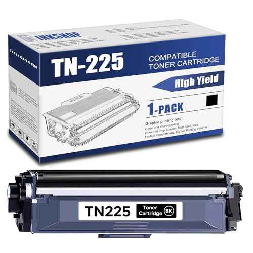TN-221BK TN221BK Compatible TN221 TN225 Black Toner Cartridge Replacement for Brother TN-221 HL-3170CDW MFC-9330CDW MFC-9140CDN Toner. (1 Black)