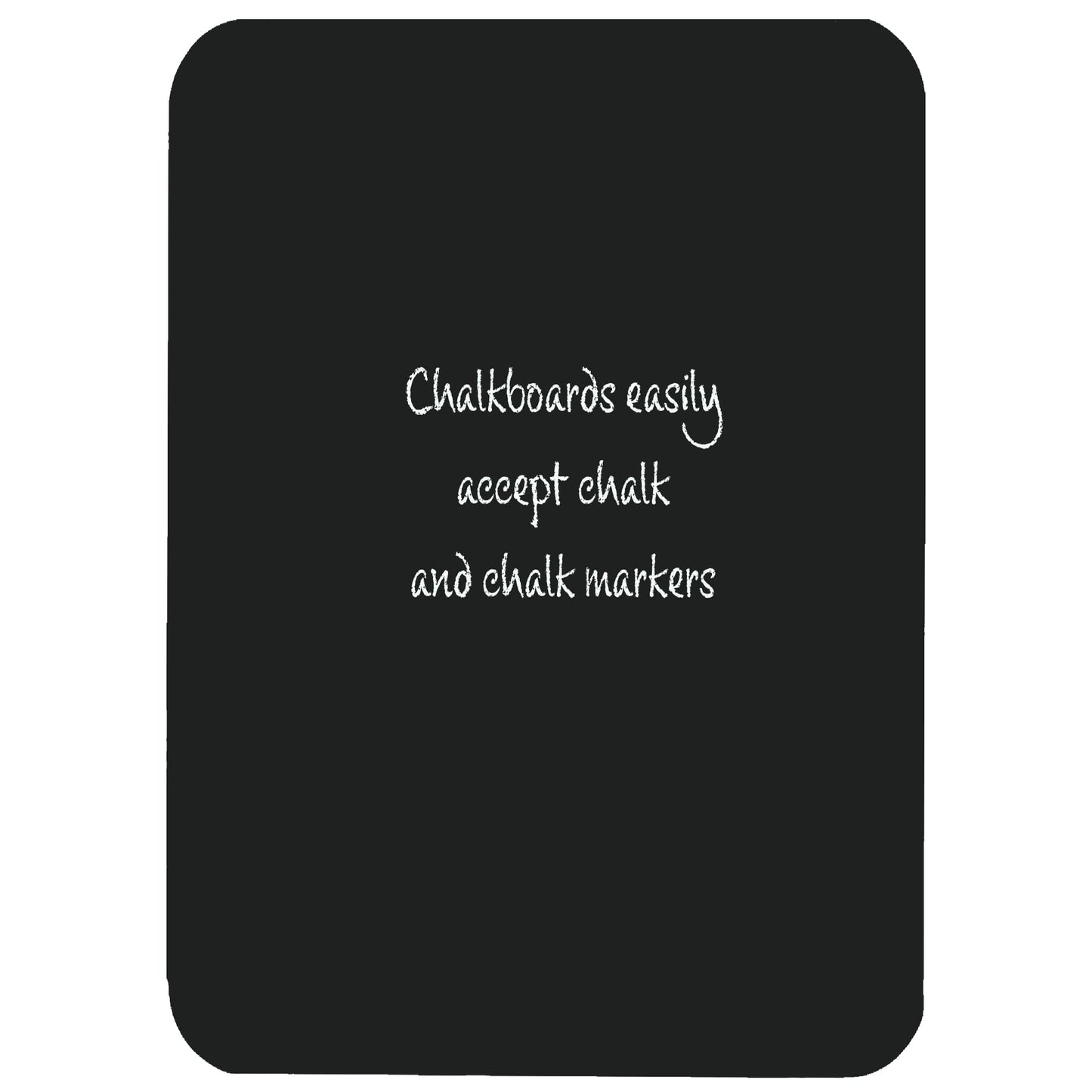 Flipside Products Chalk Board, 9 1/2" x 12", Black, Hardboard