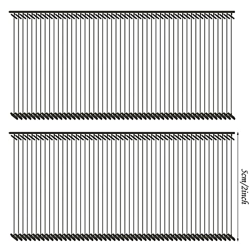 Zonon 3000 Pcs Tagging Gun Fasteners 2 Inch Black (Replacement Refills)