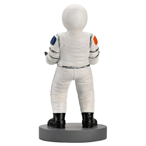 CYXStar Astronaut Mobile Phone & Pen Holder, Device Stand, Desk Organizer Decorative Pencil Holder (White&Black)