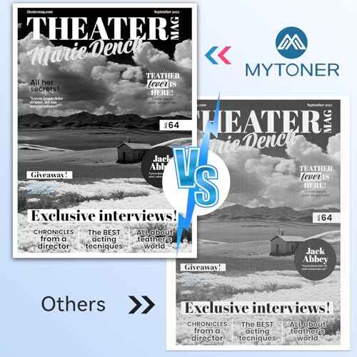 MYTONER Toner Cartridge Compatible Replacement for Brother TN760 TN730 TN-730/TN-760 Black High Yield for MFC-L2690DW MFC-L2710DW MFC-L2717DW HL-L2350DW HL-L2395DW MFC-L2750DW Printer, 2-Pack