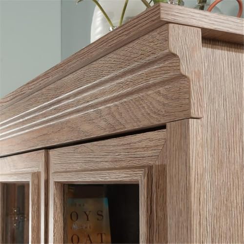 Sauder Rollingwood Brushed Oak Hutch for Lateral File/Library Base