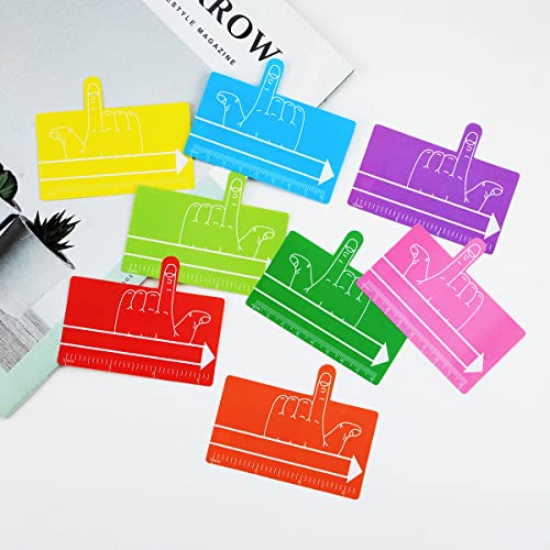 Kids Finger Spacers with Guided Reading Strips - Handwriting & Reading Aid, 8 Bright Colors, Classroom & Home Use