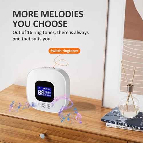 VOCA Smart WiFi Wireless SOS Pager System | Caregiver Call Button & Emergency Alert Watch | Panic Button Alarm for Elderly, Seniors, Patients, Disabled | 2.4G WiFi | 1 Receiver + 2 Call Buttons