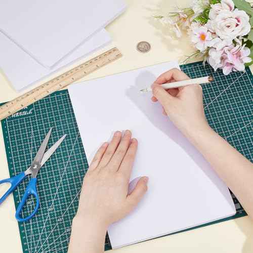 BENECREAT 3Pcs 3/8 Inch White Foam Boards, 12x8 Inch Rectangle PVC Foam Sheet Poster Board for Mounting, Crafts, Art, Display, Presentation and Projects