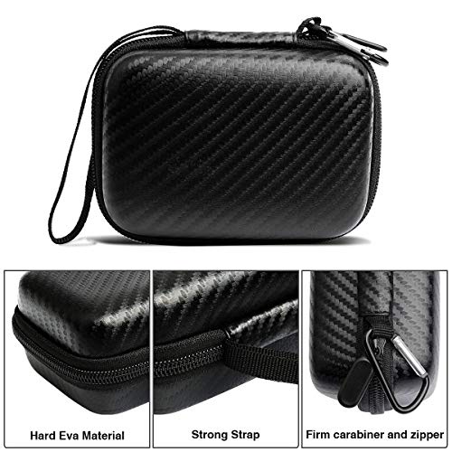 Jiusion Hard Travel Case for Carson MicroBrite Plus MM-300 & MicroFlip MP-250 - Portable Microscope Storage