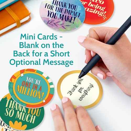 T MARIE 100 Mini Bulk Appreciation Gifts - 2.25¡± Token of Appreciation Chips for Employee Appreciation Week, Staff, Nurses, Teachers, Students and More - Share Kindness, Recognition and Motivation