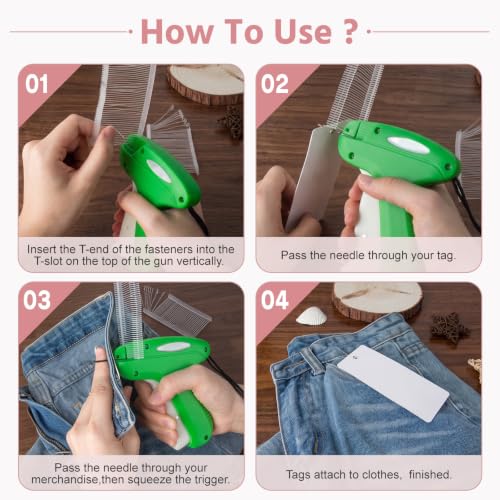 MiniRed 2 Inch Tag Gun Fasteners Refills 5000PCS for Standard Price Tagger