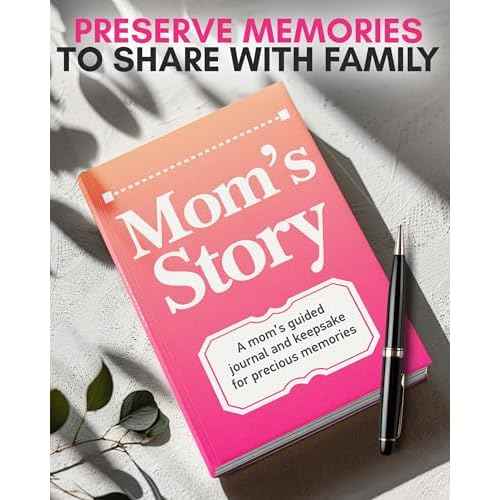 Mom's Story Journal: A Meaningful Keepsake for Mom to Share Her Life Journey and Memories, Book Includes 250+ Prompt Questions, Sentimental Gifts Ideas for Mother's Day, Birthday, Christmas