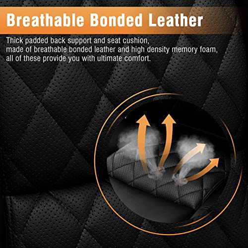 EZAKI Black High Back Ergonomic Office Chair with Lumbar Support