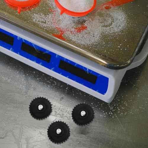 BESTOYARD 4PCS Universal Scale Feet Replacement, Anti-Slip Rubber and Iron Legs for Digital Kitchen, Electronic, Jewelry, Food Scales