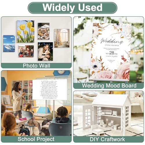 MYFAMIREA 12 Pack White Foam Boards 24x36 Inches - Acid-Free Craft & Presentation Sheets