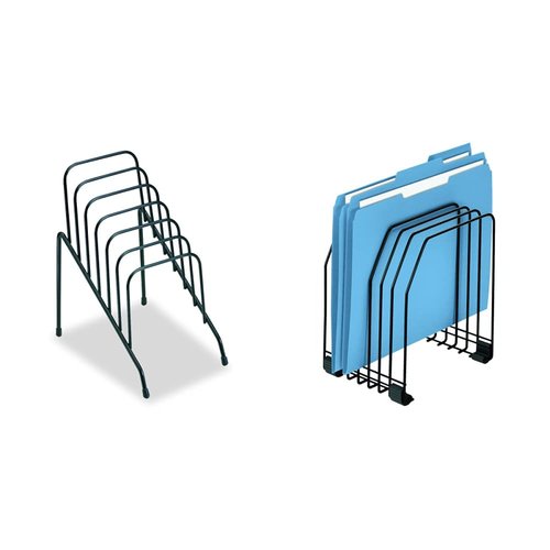 Fellowes Step File Junior Wire Organizer Rack (72613) and Workstation File Organizer (68112)