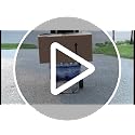 dbest Trolley Dolly Folding Shopping Cart - Black with Removable Bag, 110 lb Capacity