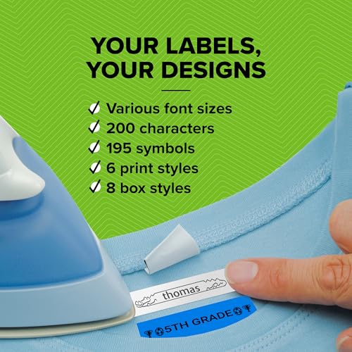 DYMO LetraTag LT-100H Handheld Aesthetic Label Maker | ABC Keyboard Label Printer with Easy-to-Use, 13 Character LCD Screen | Great for Home & Office Organization | Pink (New)