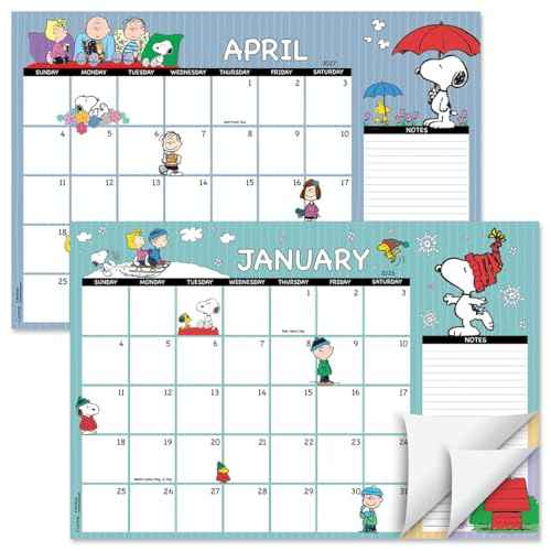 Current 2026-2027 PEANUTS Desk Calendar Pad, 11-Inch x 16-1/4-Inch Size, Large 24-Month Bookstore-Quality Calendars for Kitchen & Office