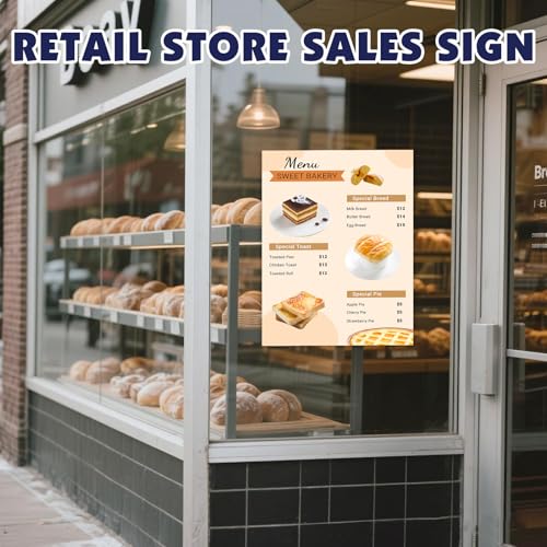 NUITPY 11x14 Inch Poster Board Bulk - 80 Sheets, 250GSM White Cardstock