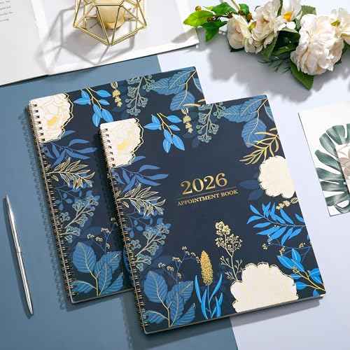 2026 Appointment Book - Weekly Appointment Book 2026, Jan 2026 - Dec 2026, 2026 Planner, 9" x 11", Planner 2026 with Tab, Half Hour (30 Mins) Interval